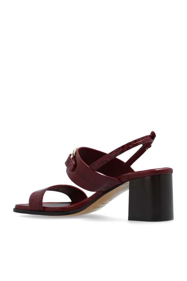 SchaferandweinerShops Lebanon - Burgundy 'Lou' heeled